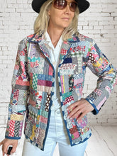 Quilt Market Jacket  "rail fence"